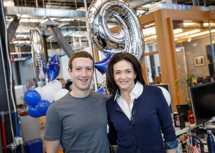 المرأة الحديدية شريكة في نجاح فيسبوك