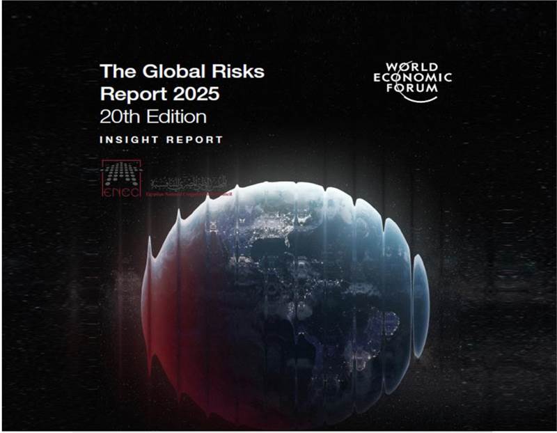 صدر في ضوء انعقاد المنتدى الاقتصادي العالمي في دافوس تقريره السنوي حول المخاطر العالمية لعام 2025 ، ويتناول التقرير العشرين للمنتدى رصد لحالة تطور المخاطر العالمية ، ويعتمد التقرير على دراسة مسحية لاكثر من 900 من القادة والخبراء على المستوى الدولي ، والى جانب استطلاع راي كذلك ما يزيد على 11,000 من قادة الأعمال من مختلف دول العالم ، وشملت خطة التقرير تناول على ثلاث اطر زمنية منها الاطار الآني والقصير حتى 2027 والطويل حتى 2035 .
صدر في ضوء انعقاد المنتدى الاقتصادي العالمي في دافوس تقريره السنوي حول المخاطر العالمية لعام 2025 ، ويتناول التقرير العشرين للمنتدى رصد لحالة تطور المخاطر العالمية ، ويعتمد التقرير على دراسة مسحية لاكثر من 900 من القادة والخبراء على المستوى الدولي ، والى جانب استطلاع راي كذلك ما يزيد على 11,000 من قادة الأعمال من مختلف دول العالم ، وشملت خطة التقرير تناول على ثلاث اطر زمنية منها الاطار الآني والقصير حتى 2027 والطويل حتى 2035 .